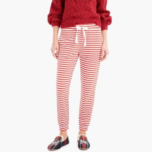 Red Stripe Dreamy Pajama Jogger Pants 